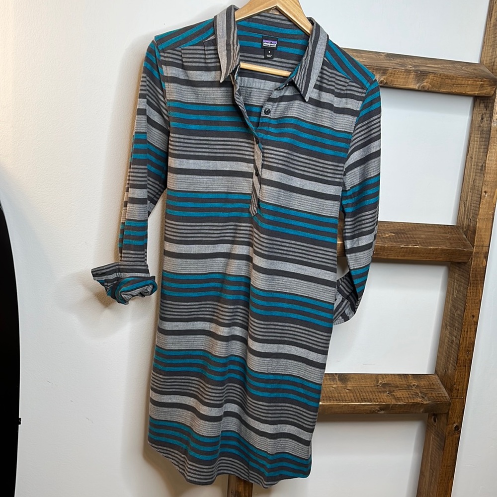 Patagonia Dress Heywood Striped Size Small